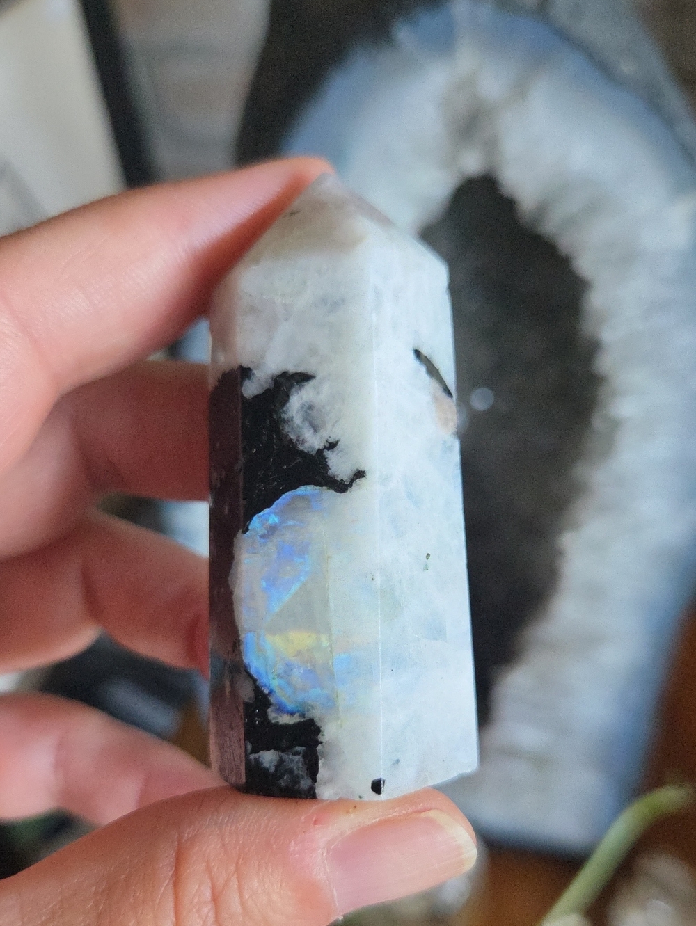 Moonstone Crystal Point Tower